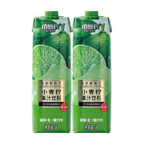 �۶��� С����֭ 1L*2ƿ 0֬��ˬ ��ƿ�ۻ�װ 23.01Ԫ