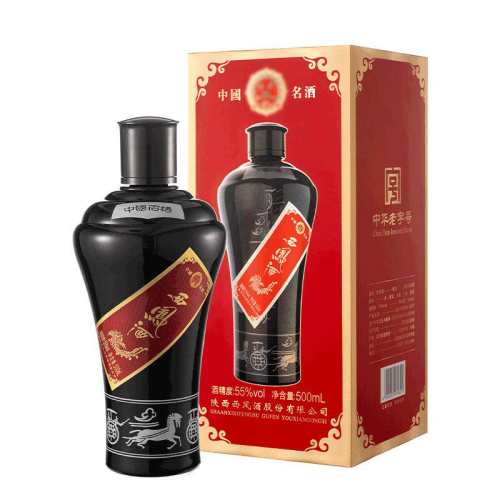 ��������Ʒ�αīƿ55��500ml��װ�����洿��ʳ�����ڷ����Ͱ׾� 55��������īƿ 500ml*����6ƿװ 688Ԫ