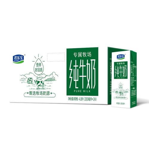 JUNLEBAO/���ֱ� ר������ȫ֬ ����װ ��ţ�� 200ml 24�� 33.71Ԫ
