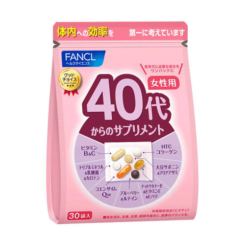 FANCL 40�긴��ά����Ӫ���� ��Ů���� 2��װ ����øB�� ������ɫ 354.43Ԫ