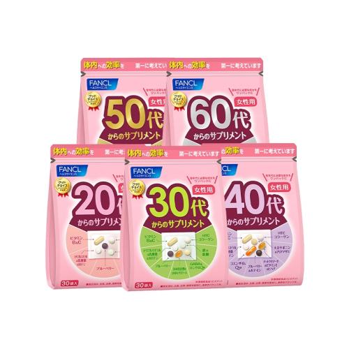FANCL ���� �ۺ�ά����Ӫ���� 30��/�� ��øQ10 ��ɫ ��ƽ�����10��*2��װ 89.85Ԫ