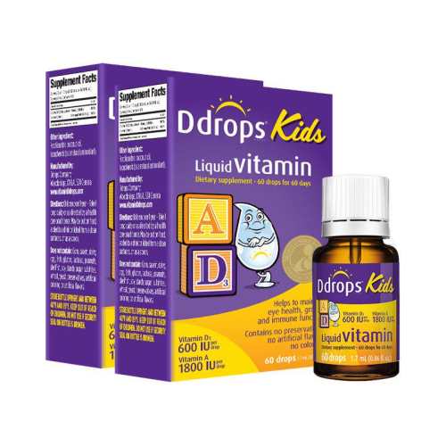 Ddrops ��ͯAD D3�μ� VA1800IU VD600IU 2��װ 1��~18�� 206.97Ԫ(��88VIP 95��)
