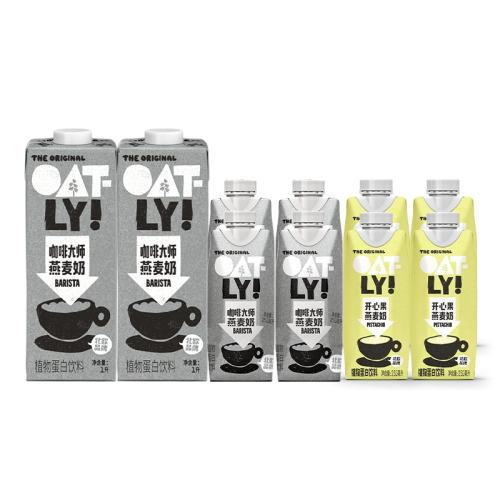 OATLY ������ֲ�ﵰ������ ���ȴ�ʦ+����+��֬+ŨĨ+�ɿ���+���Ĺ����װ 34.9Ԫ