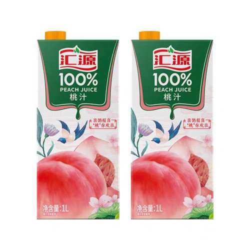 ��Դ 100%��֭ ƻ��֭ 1L*2��װ 21.1Ԫ