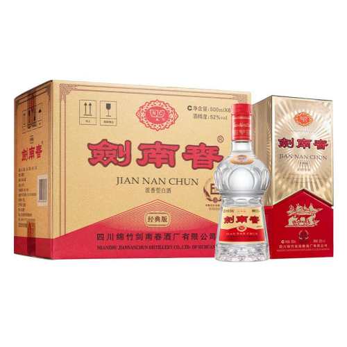 ����⸴�̡����ϴ�������� 52��500mL*6ƿ ��װ Ũ���Ͱ׾� 500ml*6 2722.2Ԫ