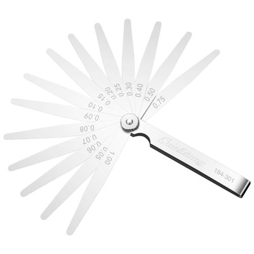 �ձ�������������ָ߾��ȼ�϶��184-301 Ƭ��100mm*14Ƭ��0.05-1.0mm��  8.22Ԫ