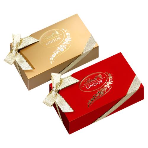 Lindt��ʿ������ϲ�Ǻк�ɫֽ��2��װ*50���������ɿ�����  59.81Ԫ(��88VIP 95��)