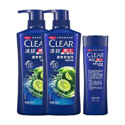 CLEAR/���� ����ϵ�� ϴ��ˮ 500g*2ƿ ��ˬ���� 45.06Ԫ