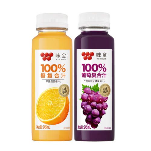 ζȫ 100%���Ѹ���֭ 245ml*8ƿ ������Ʒ �������װ 28.49Ԫ