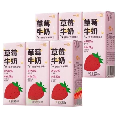 һ�� ������ݮζţ�� 200ml*6�� ��ͯѧ��Ӫ����� ��ţ�鴿�������� 18Ԫ(��88VIP 95��)