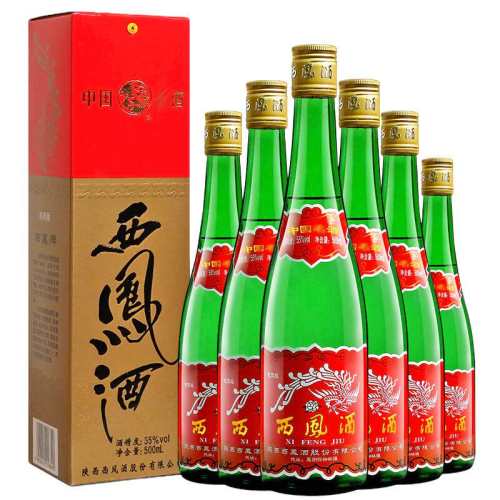 xifengjiu/����� ��ƿ�߲� 55�� �������� 500ml 6ƿ 205Ԫ