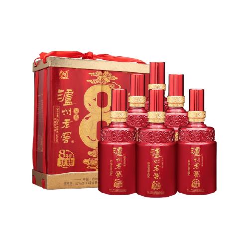 LUZHOULAOJIAO/�����Ͻ� �����ͷ�� 52�� Ũ���� 6ƿ 500ml 486.04Ԫ+31.96Ԫ�Խ��(��88VIP����ȯ ��480��60)
