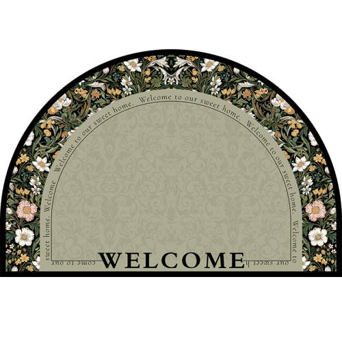 �����-��Բ 50cm*80cm(С�ߴ磩 �뻧�ŵص�pvc�����ص�����ſڼ��ýŵ���ϴ�ɲ�Ƥ�����ص�̺ 25.2Ԫ