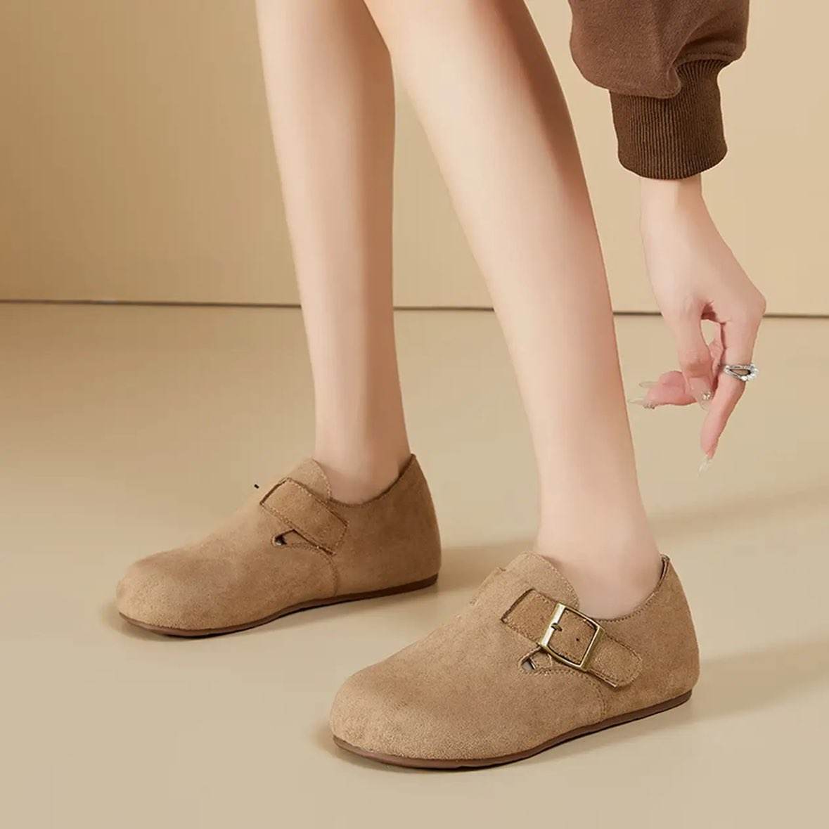 ��ά˹��Jeanswest��ŮЬ����ЬŮ�¿ɫ�ٴ���������ľ�װ�ͷ����һ�ŵ�����Ь ����ɫ��ȫ���棩 35 (225mm) 69Ԫ