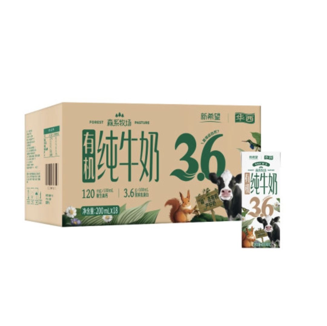 ��ϣ�� ����ɭϵ�л� ��ţ�� 3.6g�鵰�� 200ml 18�� 28.9Ԫ/������57.8Ԫ��