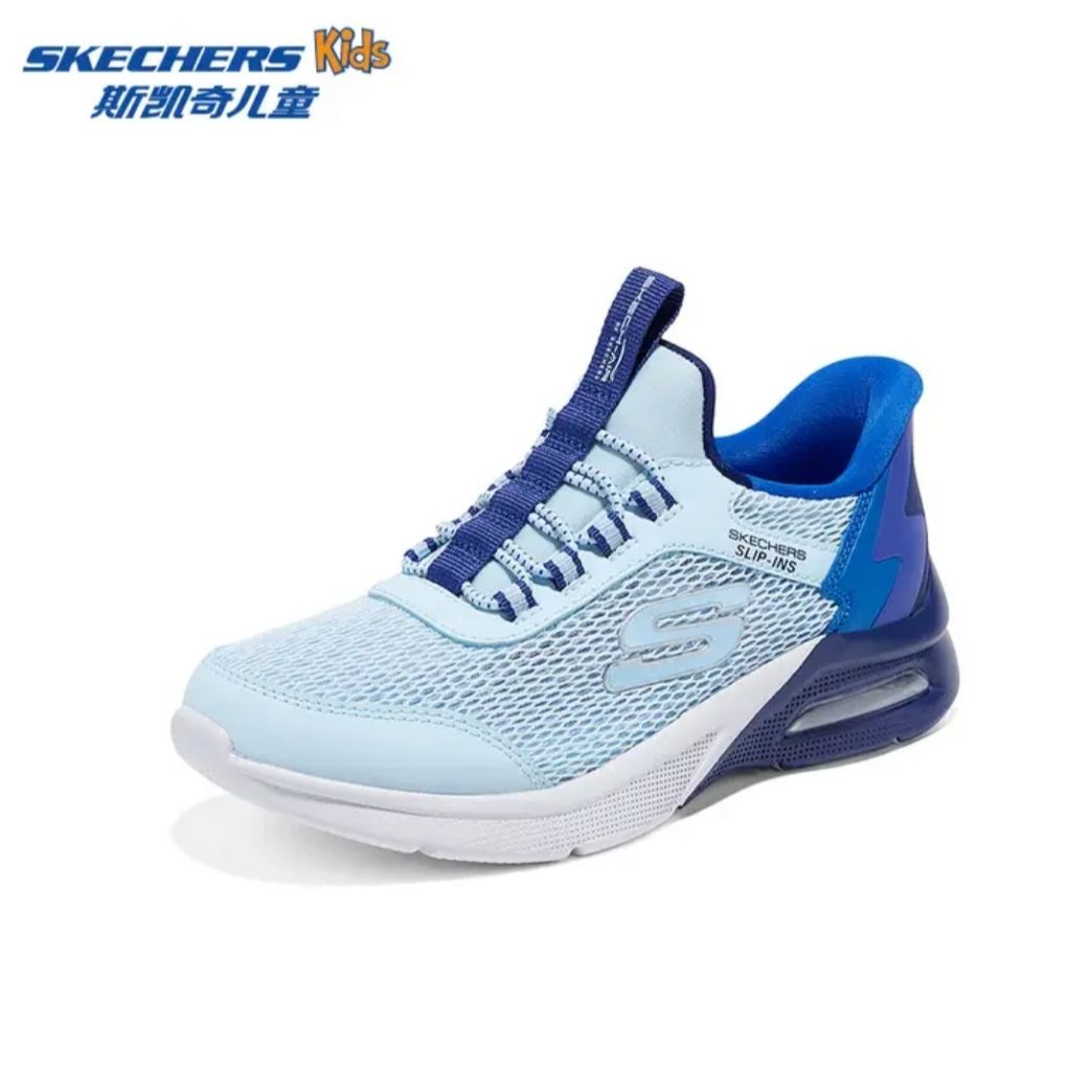 Skechers ˹���� ����Ь ��ͯ�˶�Ь ��ͯ��������͸���ܲ�Ь 405310L 149Ԫ