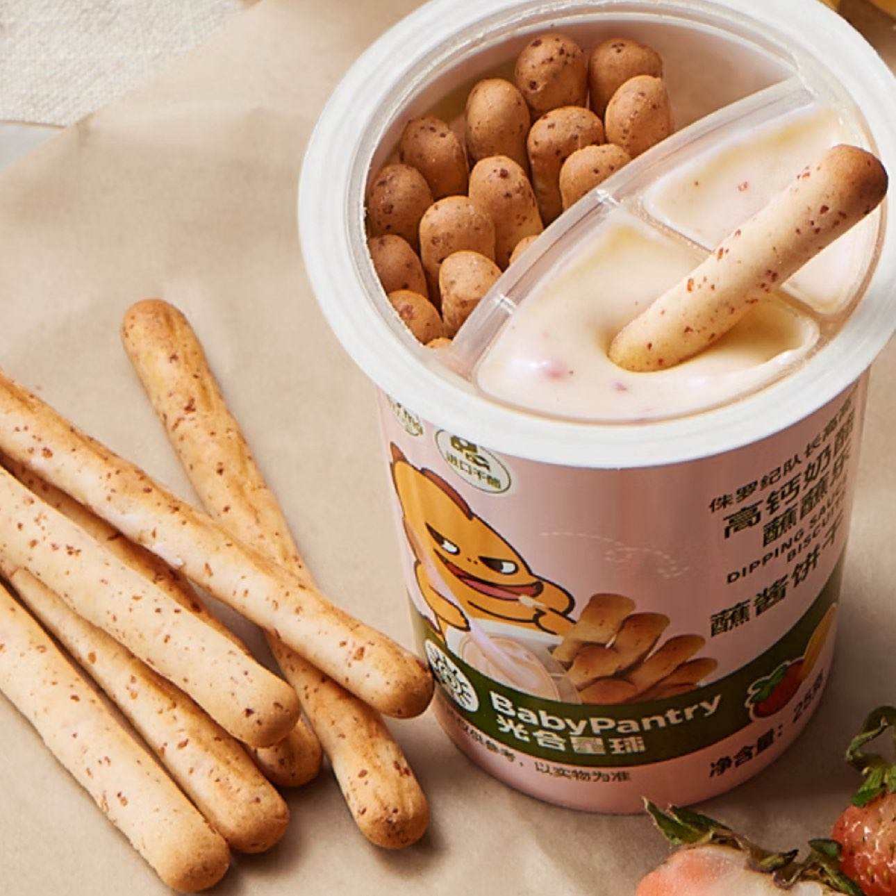 �������babycare��ͯ��ʳ�ϼ�ɽ髹���������С��ͷ2 �߸�պպ�� 25g*1�� 39.6Ԫ����2.4Ԫ/����