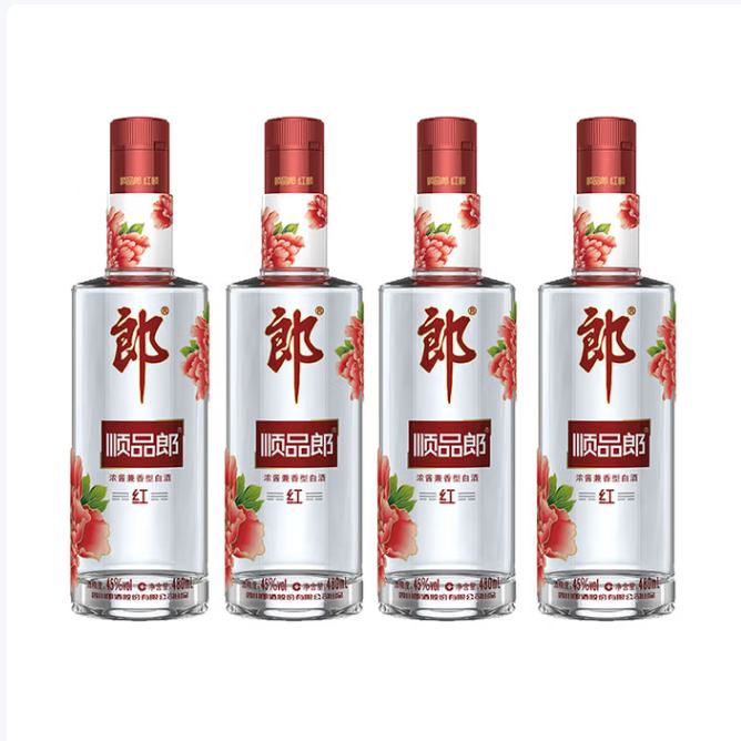 LANGJIU ɾ ˳Ʒ ˳ 45%vol Ͱ׾ 480ml*4ƿ ֧װ158Ԫȯ