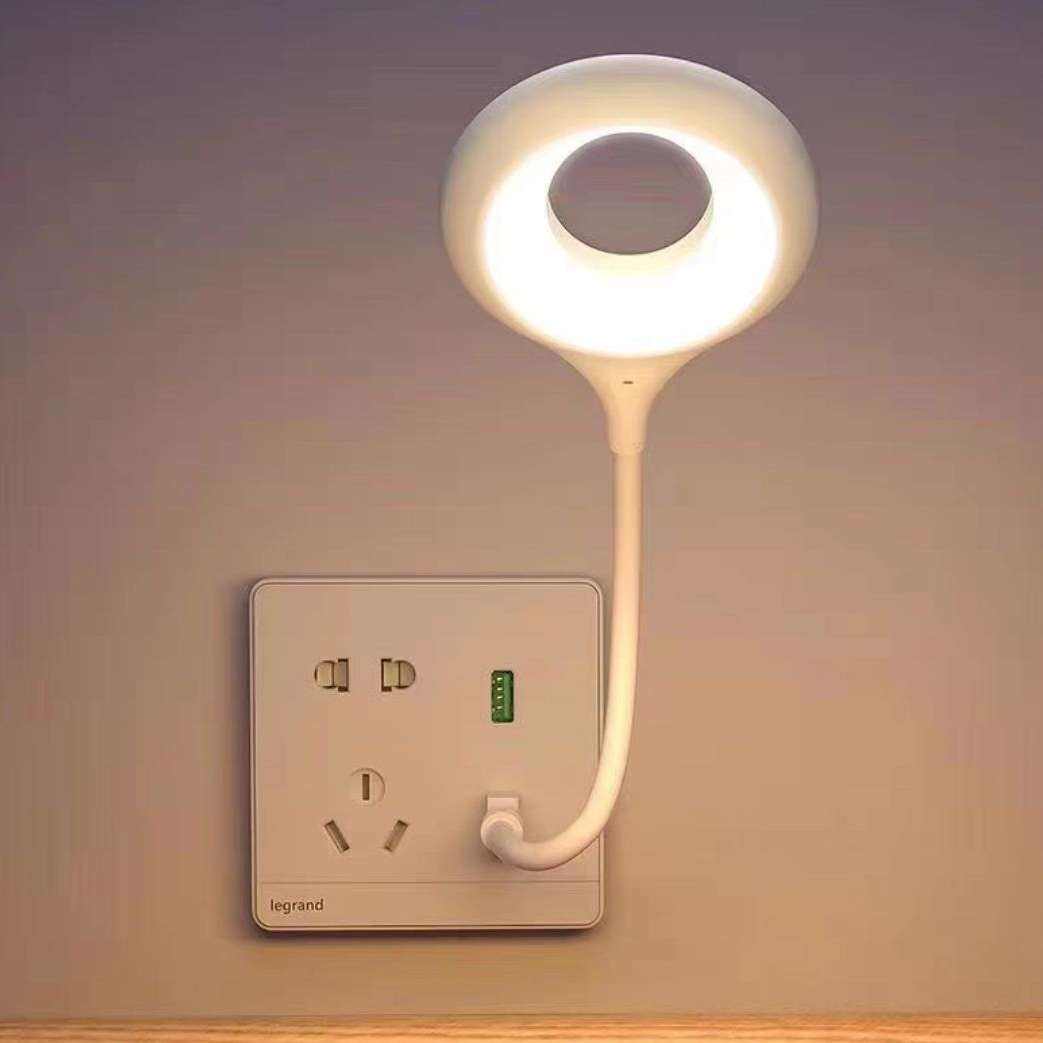人工控制小夜灯usb声控睡眠床头家用led卧室小夜灯