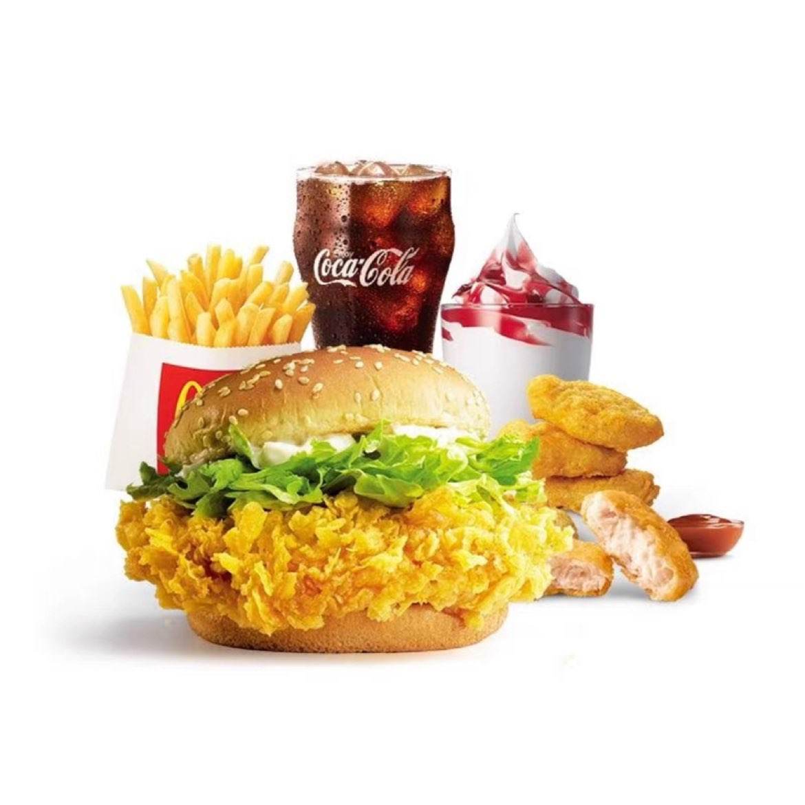 百亿补贴:麦当劳 麦辣小食丰盛五件套 单次券29.9元