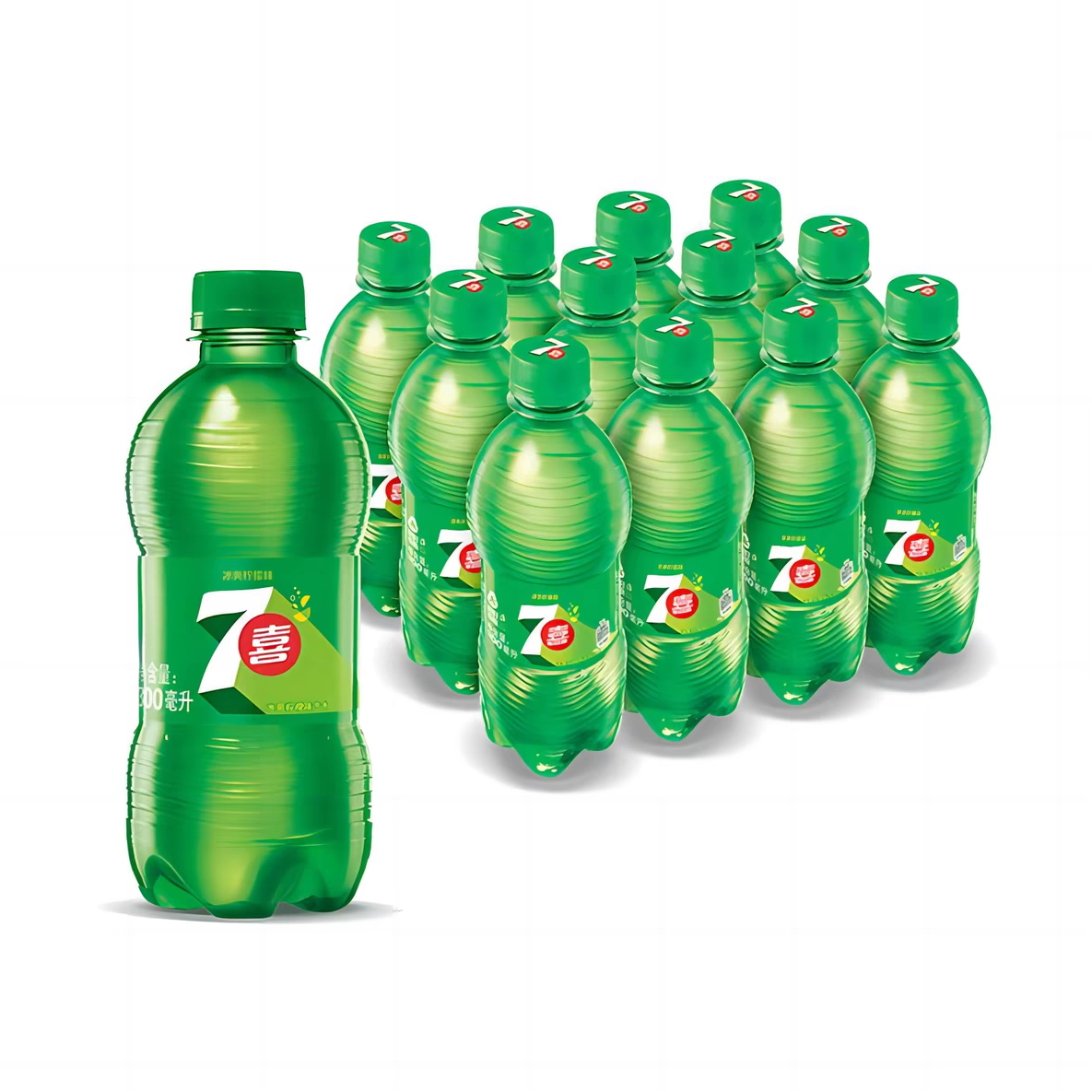 百事可乐300ml*24瓶七喜美年达碳酸饮料汽水便携小瓶装25