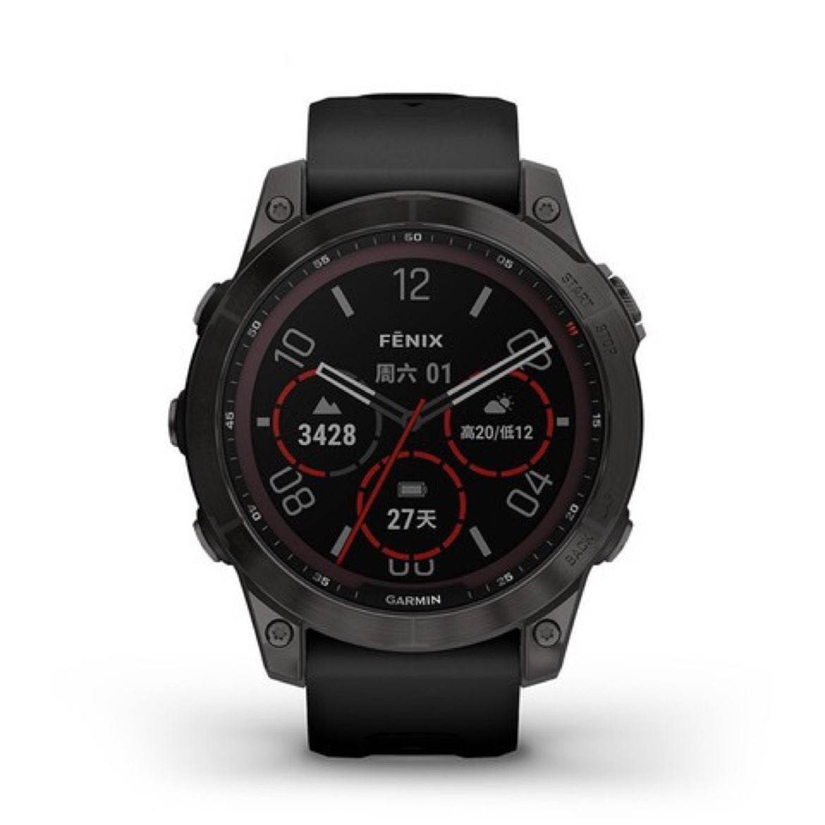 GARMIN  Fenix 7 ˶ֱ 010-02540-28 ̼ɫ 42mm DLC콢3699.01Ԫʣյ3623.16Ԫ