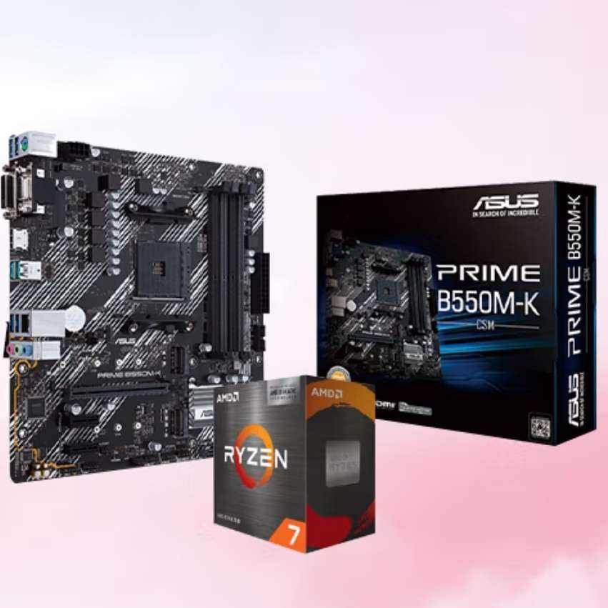 plus:AMD R7 5700X3D˶PRIME B550M-K CPUװ Uװ1640.76Ԫ