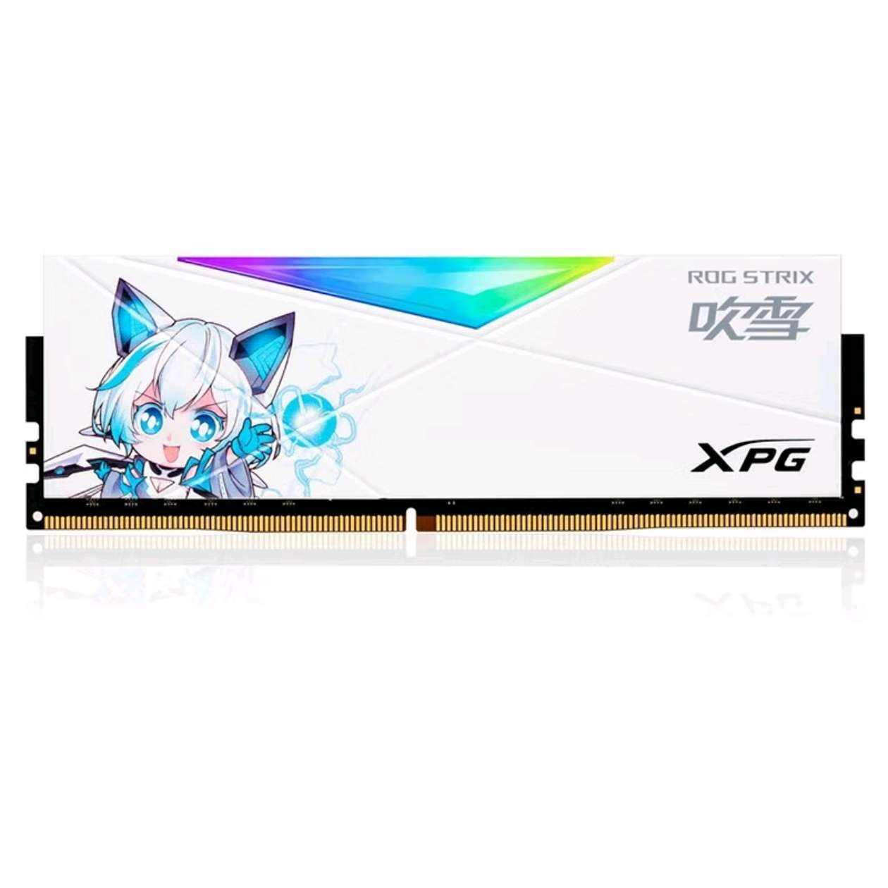 գADATA XPG ҫ D50 ѩ޶ DDR4 3600 RGBѩROGڴ DDR4 3600 8*2 16Gѩ342Ԫ