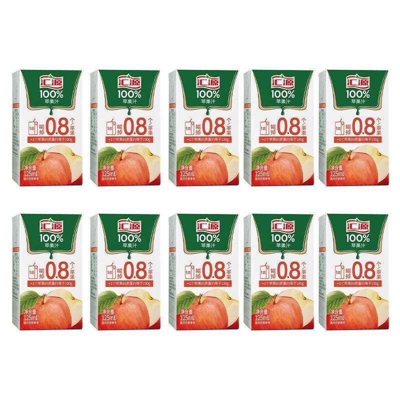 Դ100%ƻ֭125ml*36װζ϶ͯͱЯ0֬50.7Ԫ