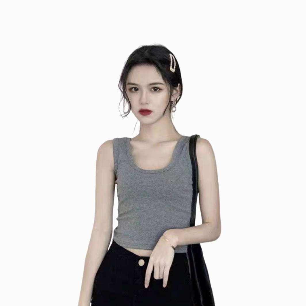吊带背心 女士 百搭短款 单件装 颜色任选