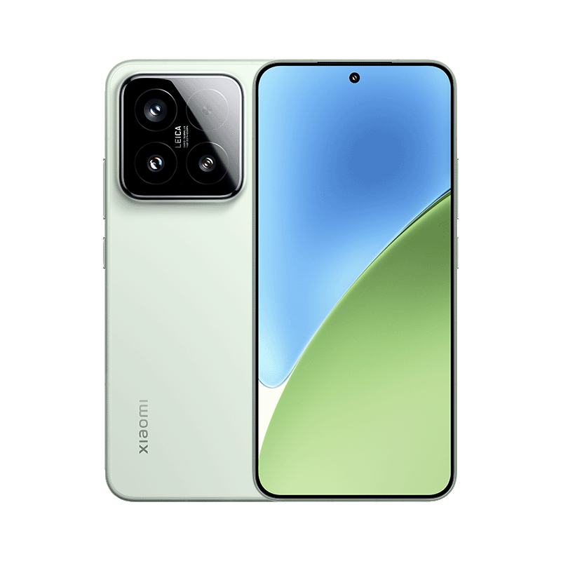 再降价、plus会员：小米15 新品手机 浅草绿 12GB+256GB
