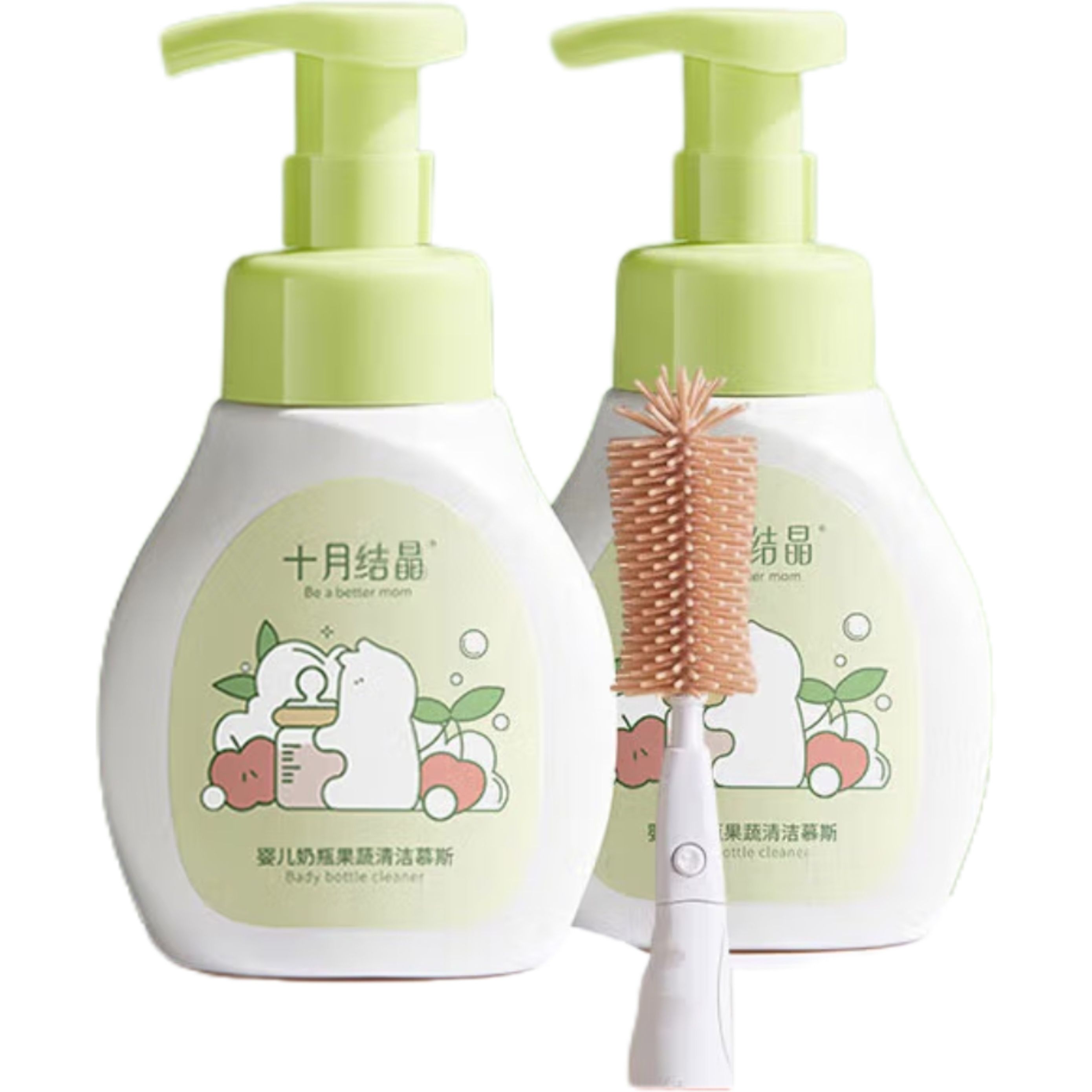 ʮ½ᾧӤĽ˹ϴ300ml*2ƿ+轺ƿˢ52.9Ԫ