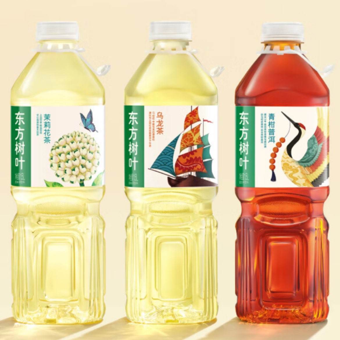 微信小程序：农夫山泉 东方树叶 1.5L*6瓶 乌龙茶/茉莉花茶/青柑普洱 多款任选