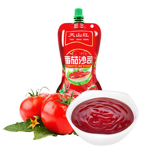 天山红日番茄酱 番茄沙司 调味酱 挤挤装240g*3件