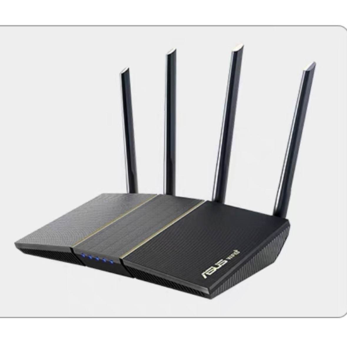 百亿补贴：华硕 ASUS RT-AX57 双频3000M 家用千兆Mesh无线路由器 Wi-Fi 6 黑色 单个装