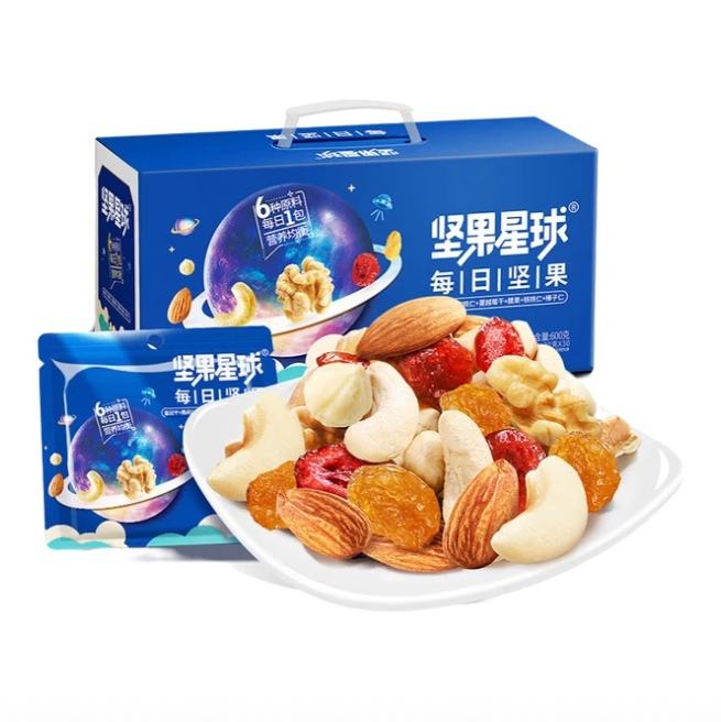 沃隆 坚果星球 每日坚果 600g*2件