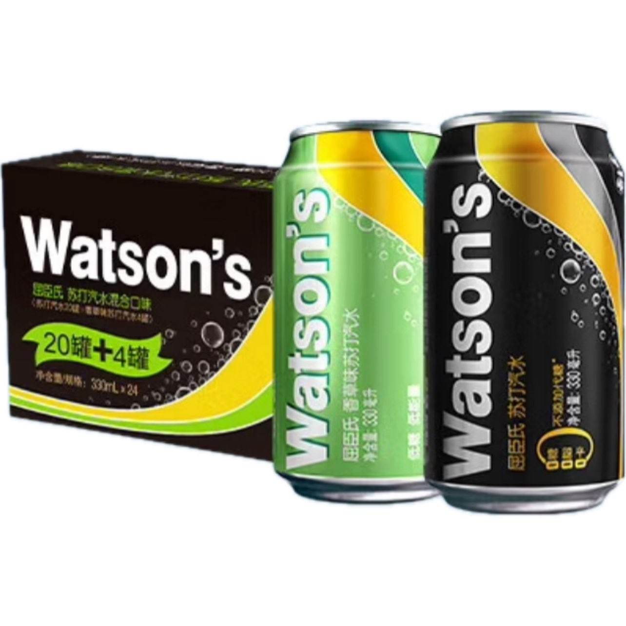 ᣺ϣWatsonsմˮˮ Ͽζ330ml*48 20+4ݣ+20+4ĪУ135Ԫȯ