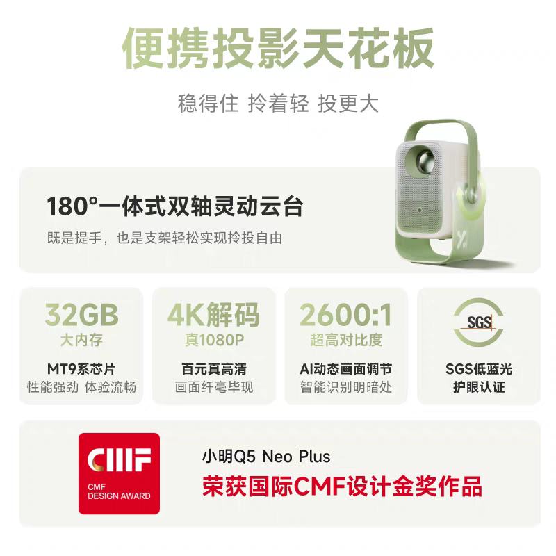 15%СQ5 Neo PlusͶӰƷóͶӰͥӰԺҿСѧϷ679.15Ԫȯ