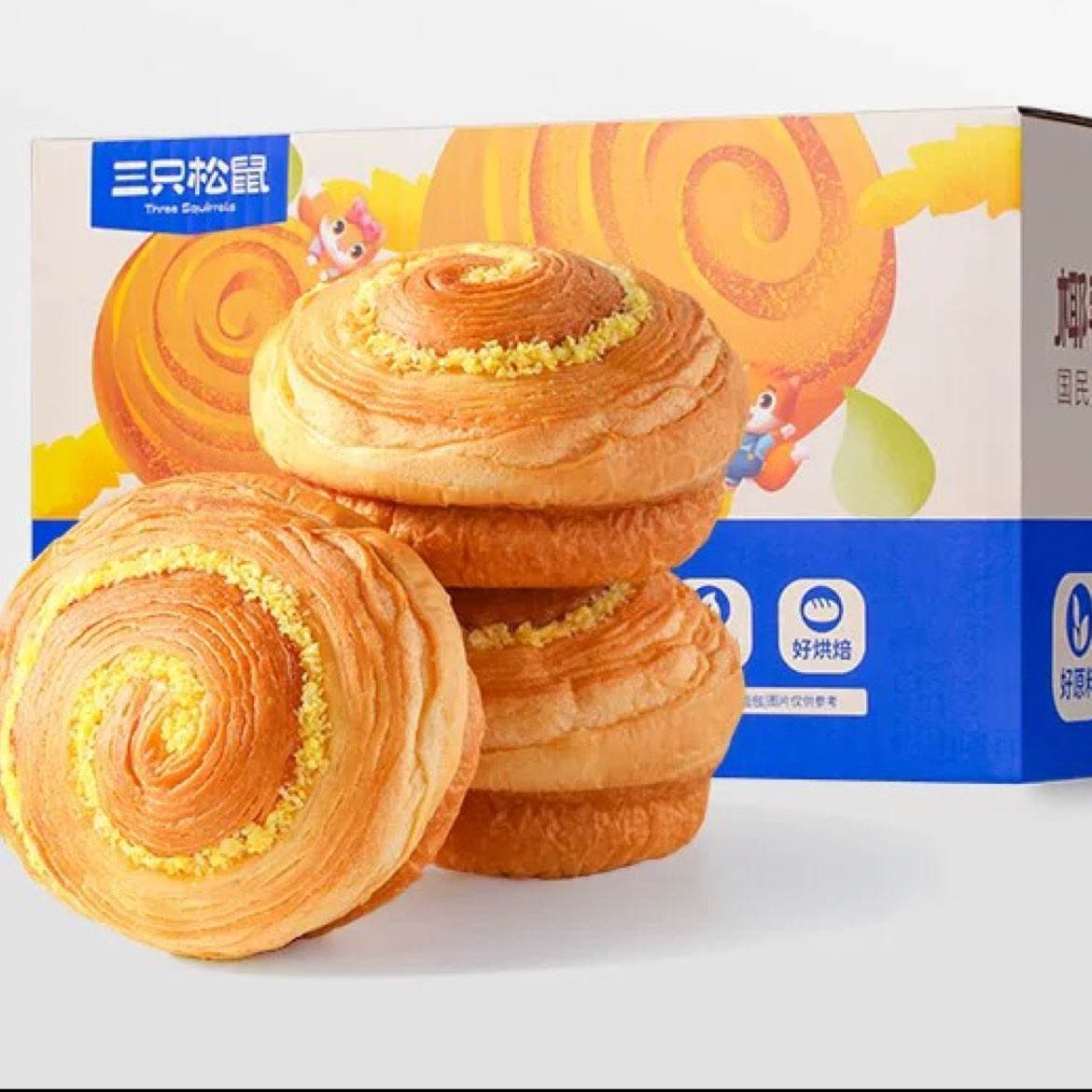 三只松鼠椰蓉手撕面包 1000g