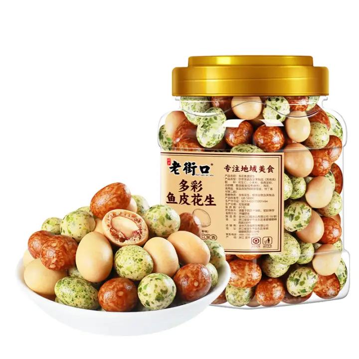 老街口条多彩/香脆鱼皮花生 400g*2罐