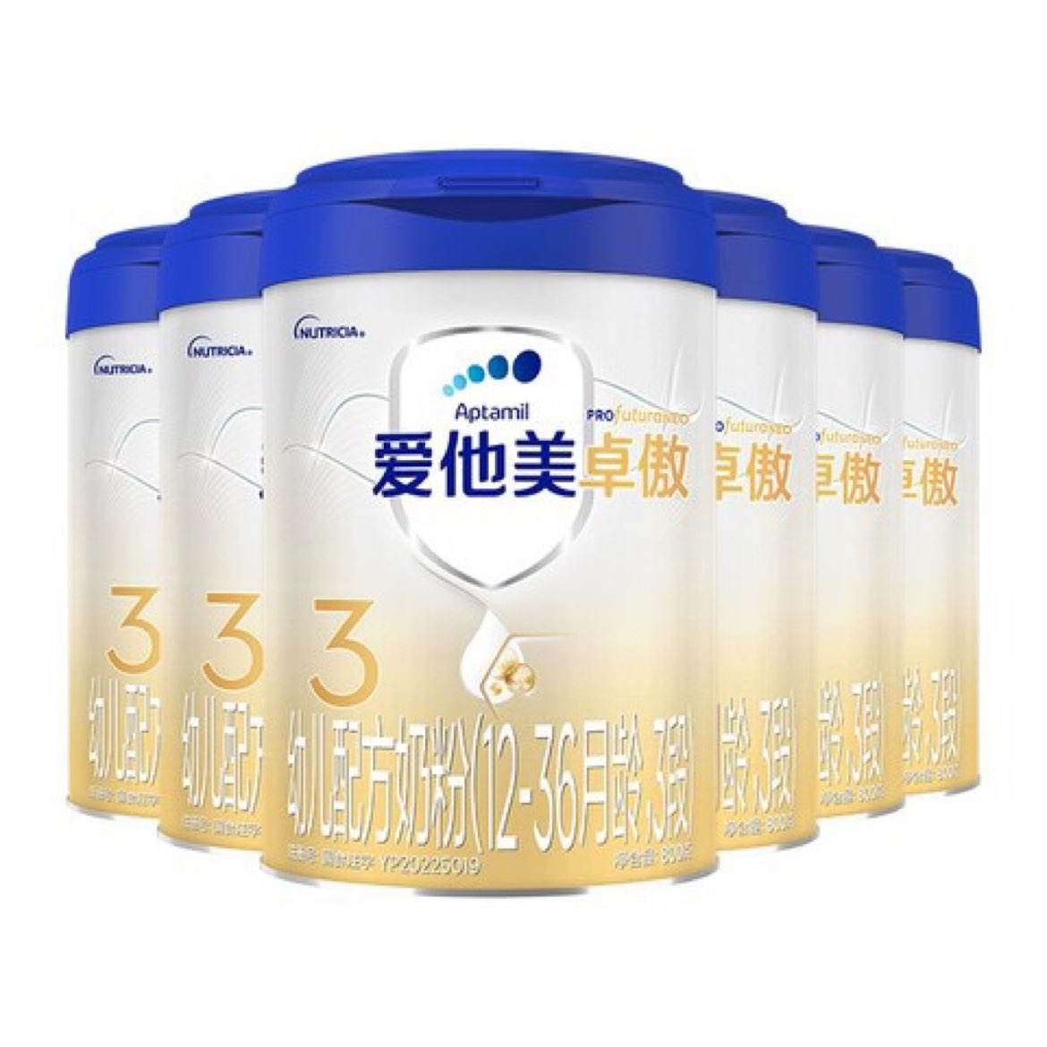 百亿补贴：爱他美卓傲3段6罐幼儿配方奶粉 规格可选