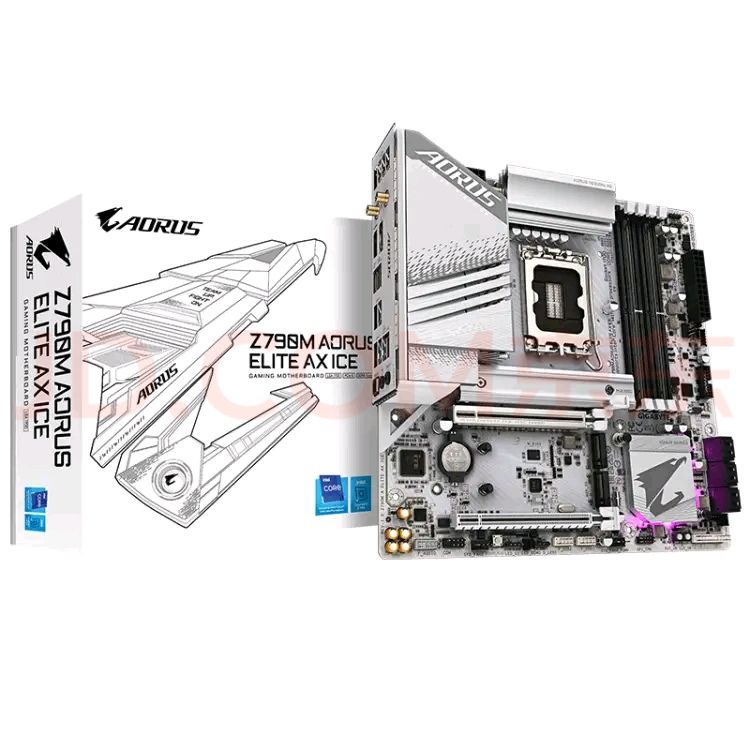 ΣGIGABYTEӢضԭCPUB760M Z790MСAXUװ WIFIZ790M A E AX ICE I5 14600KFװ2429Ԫȯ