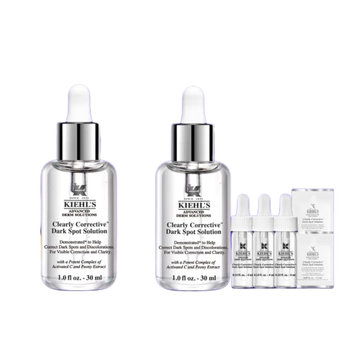 PLUSԱյ Kiehl's ƿ߾Һ 30ml+ͬ30ml+4ml*3+1.5ml*2405.67Ԫ+յ75ml