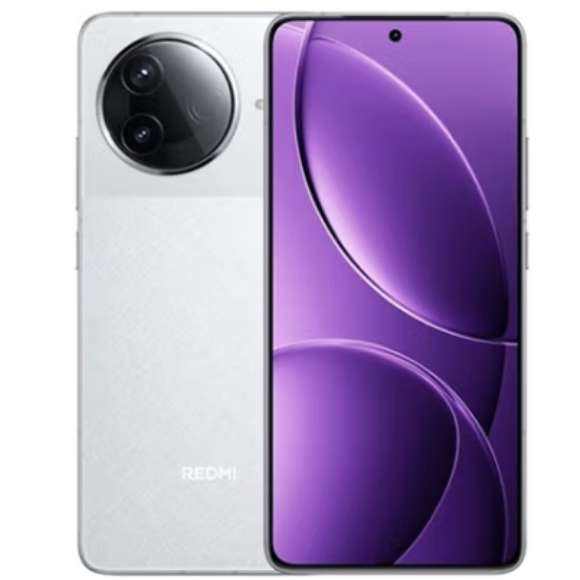 国补、需首购、京东PLUS:小米（MI）REDMI 红米K80 【国家补贴】第三代骁龙? 8 2K新国屏 6550mAh大电池 澎湃OS 红米5G新品至尊手机 雪岩白 12GB+512GB 