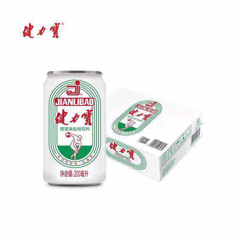 88vip、健力宝橙蜜味运动饮料迷你橙蜜味200ml*24罐+凑单