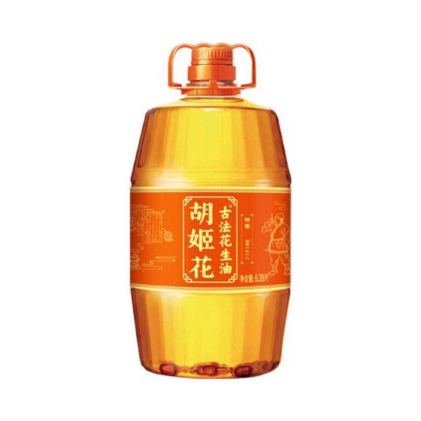 10点、88vip：胡姬花古法花生油6.08L×1桶