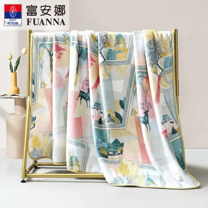 限地区: 富安娜家纺 毯子法兰绒毛毯 （150*200cm） 
