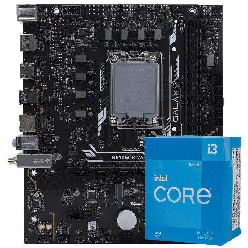 INTEL I3 12100F װCPU+Ӱ H610M K WIFI D4 װUװ588.6Ԫ