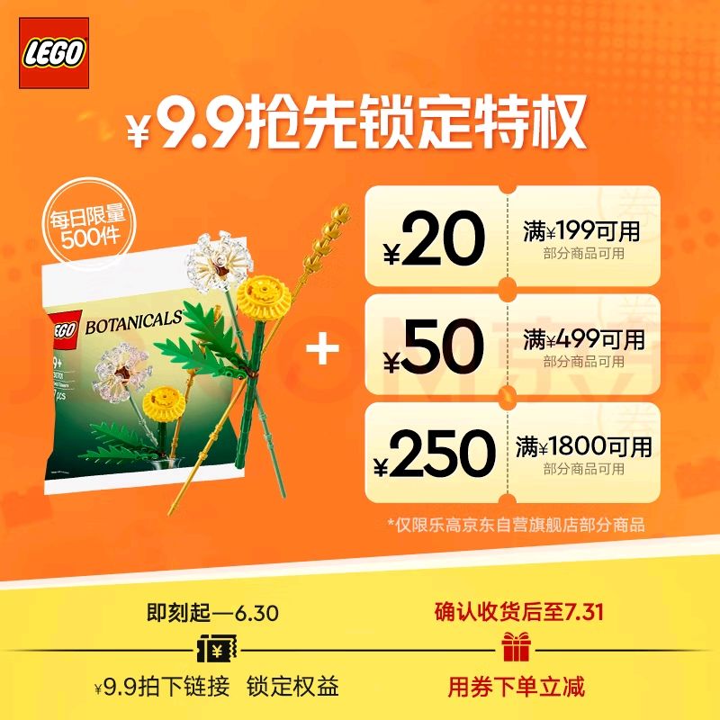 ָ LEGO 30701 Ұľƴ壨ԼΪ77飩9.9Ԫ