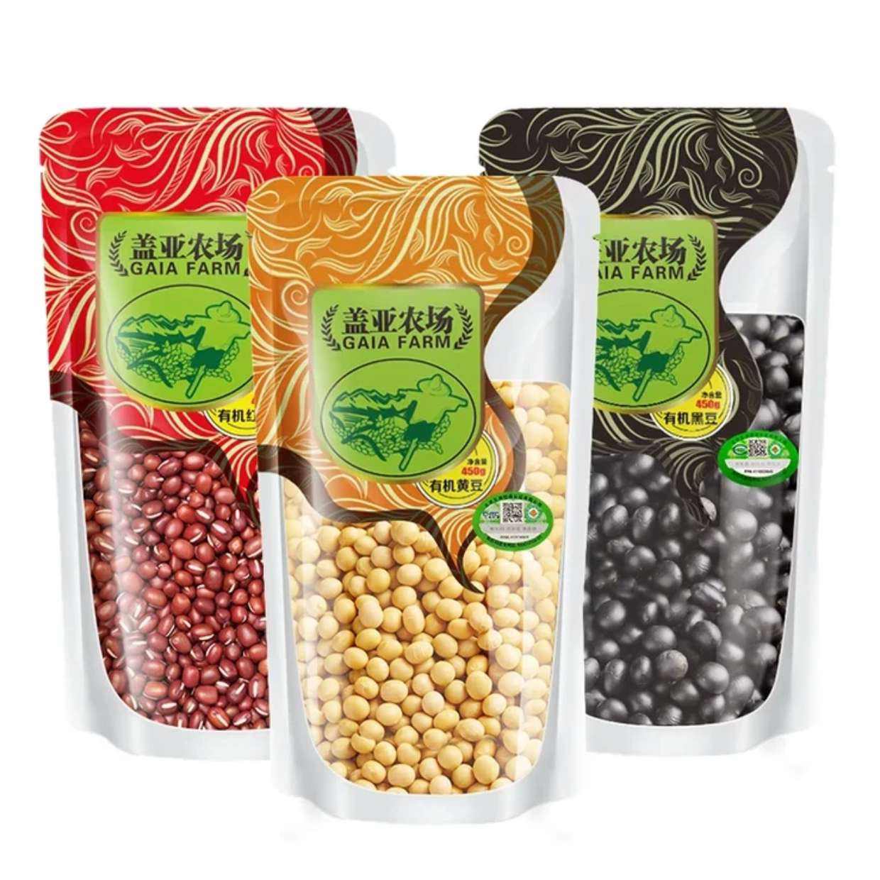 ����ũ�� �л��ڶ� 450g+�ƶ�450g+�춹450g ��Ⱦɫ������� �ɴ򶹽� 23.44Ԫ(����ȯ)